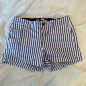 Old Navy Blue and White Striped Women's Shorts